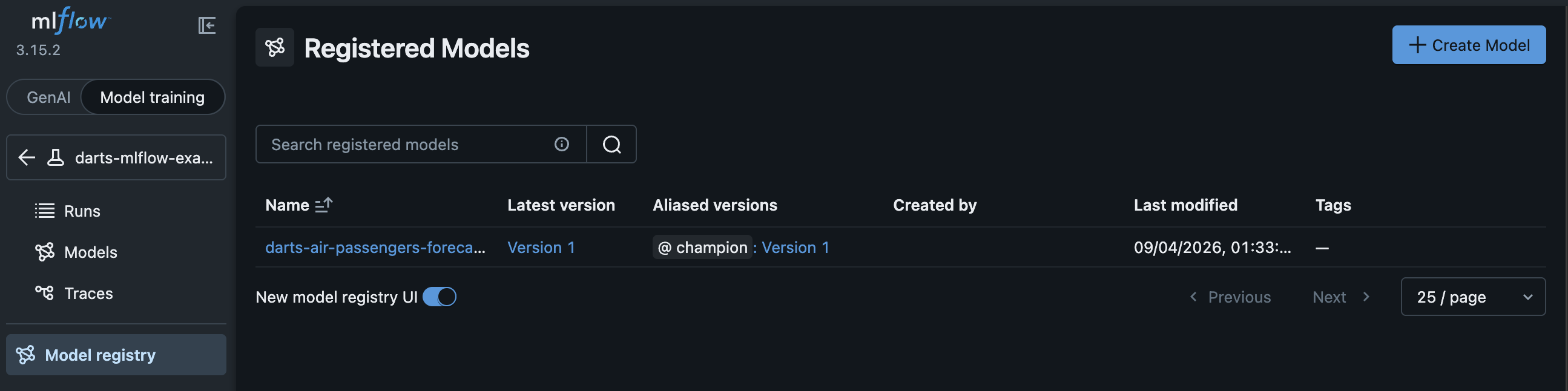 MLflow Model Registry